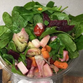 Gluten-free salad from Complete Body Juice Bar & Frozen Yogurt